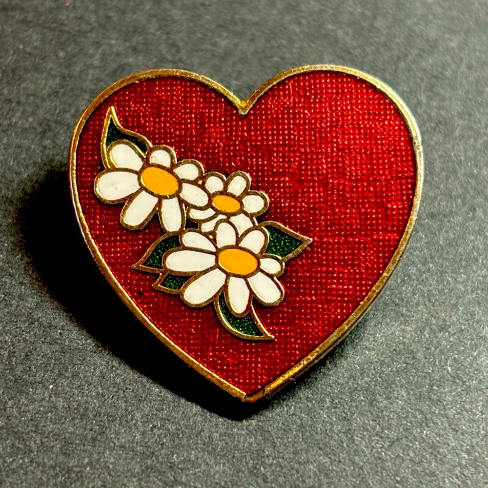Vintage Heart Pin